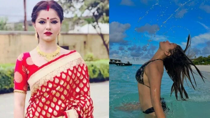 Rubina Dilaik ने इन Photos से दिया 440 वोल्ट का झटका, समंदर में नहाकर बहू से बनीं बेब 