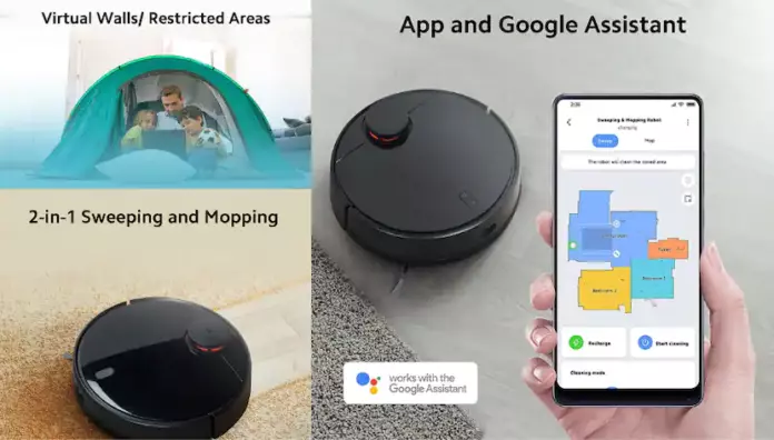 बिना हाथ लगाये सिर्फ एक बटन से पूरा घर चमकायें, जानिये कैसे काम करता है Mi Robot Vacuum-Mop