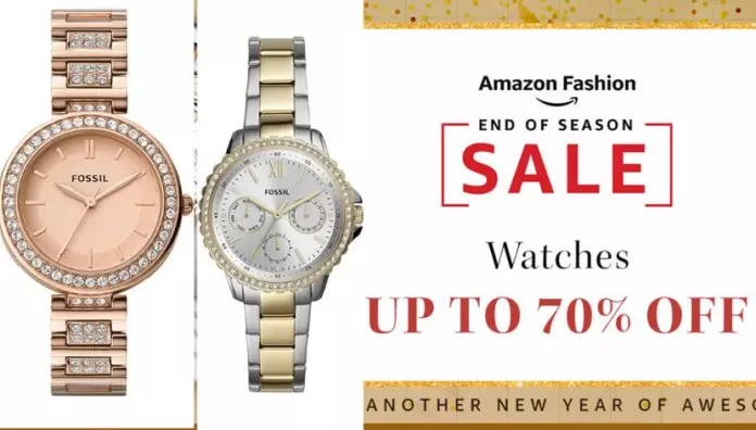  वाइफ या गर्लफ्रेंड को करना है खुश! Fossil Women Watch पर मिल रहा है 60% का डिस्काउंट