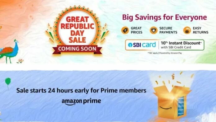 Amazon Great Republic Day सेल का ऐलान: स्मार्टफोन, टीवी, होम अप्लायंसेज पर मिलेगा भारी डिस्काउंट