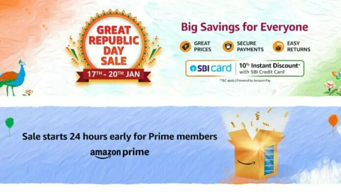 Amazon Great Republic Day Sale में स्मार्टफोन, स्मार्टवॉच पर मिलेगा 70% तक डिस्काउंट!