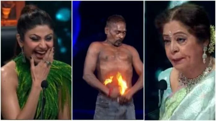 India's Got Talent 9: कंटेस्टेंट ने पैंट के अंदर डाली आग, हैरान हुईं शिल्पा शेट्टी और किरण खेर